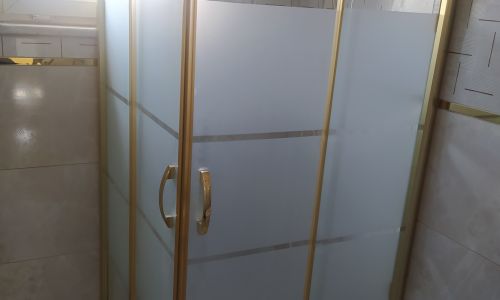 Gold Profil Cam Duşakabin